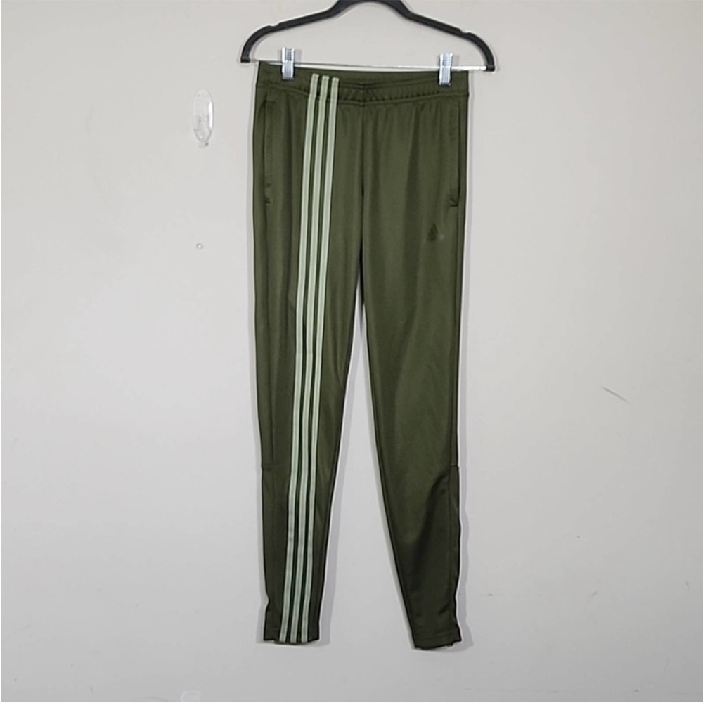 Adidas Tiro Disrupted 3 Stripes Track Women's Track Pants Olive Green Size XS